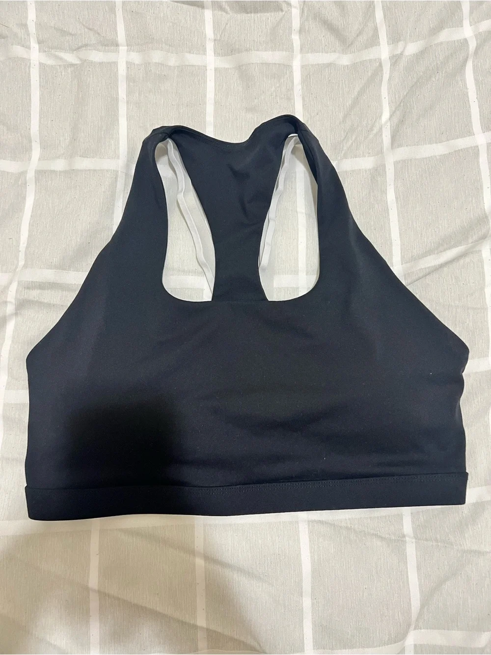 Fabletics Black Racerback Sports Bra